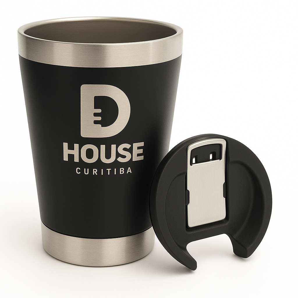 Copo Térmico Dupla Camada - Diogo Portugal - Dhouse - Única - 490 ml