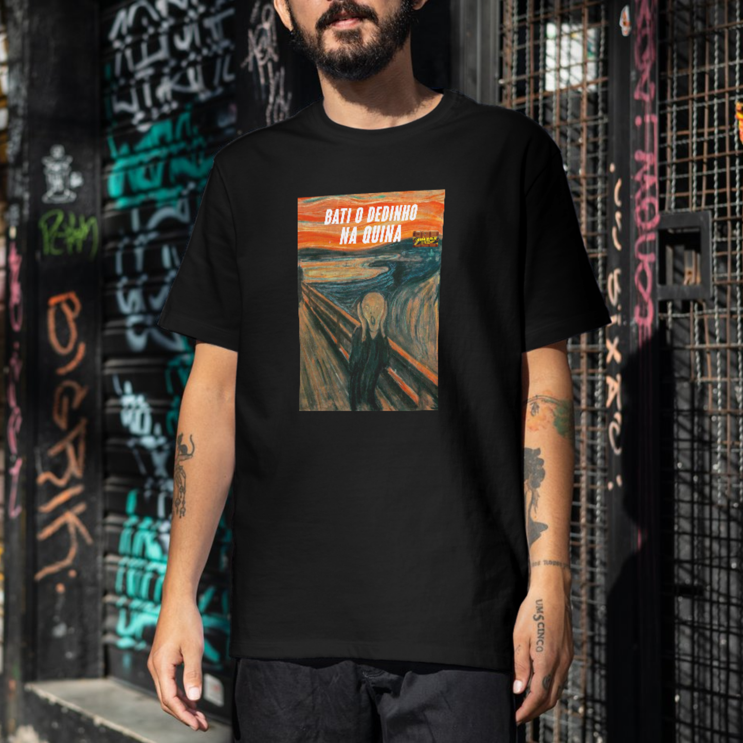 Camiseta Algodão Quality CSL - Bati o Dedinho - Masculino