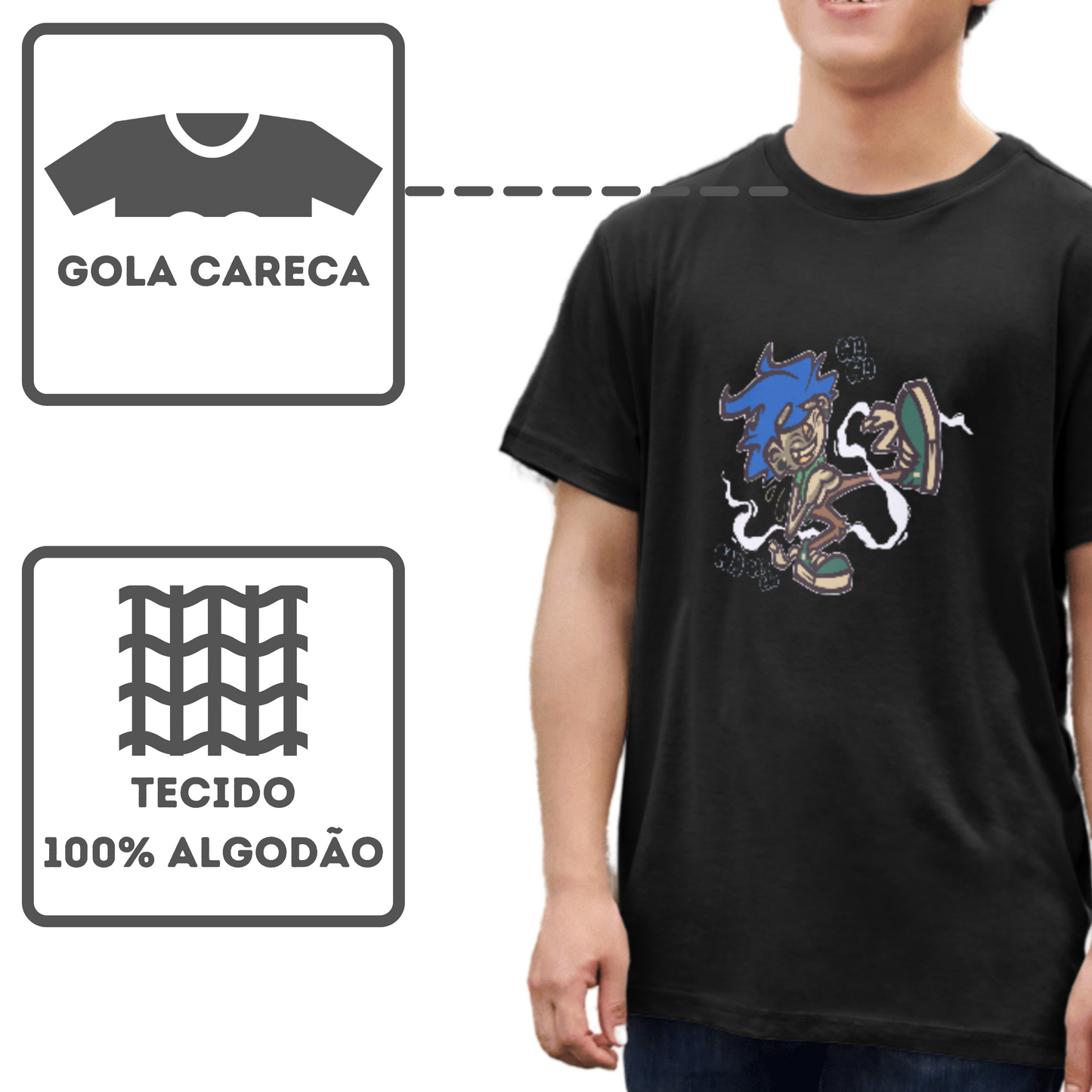 Camiseta Algodão Quality Black House - Diddy - Masculino