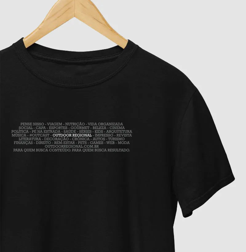 Camiseta Algodão Quality Editorial Outcast - Masculino