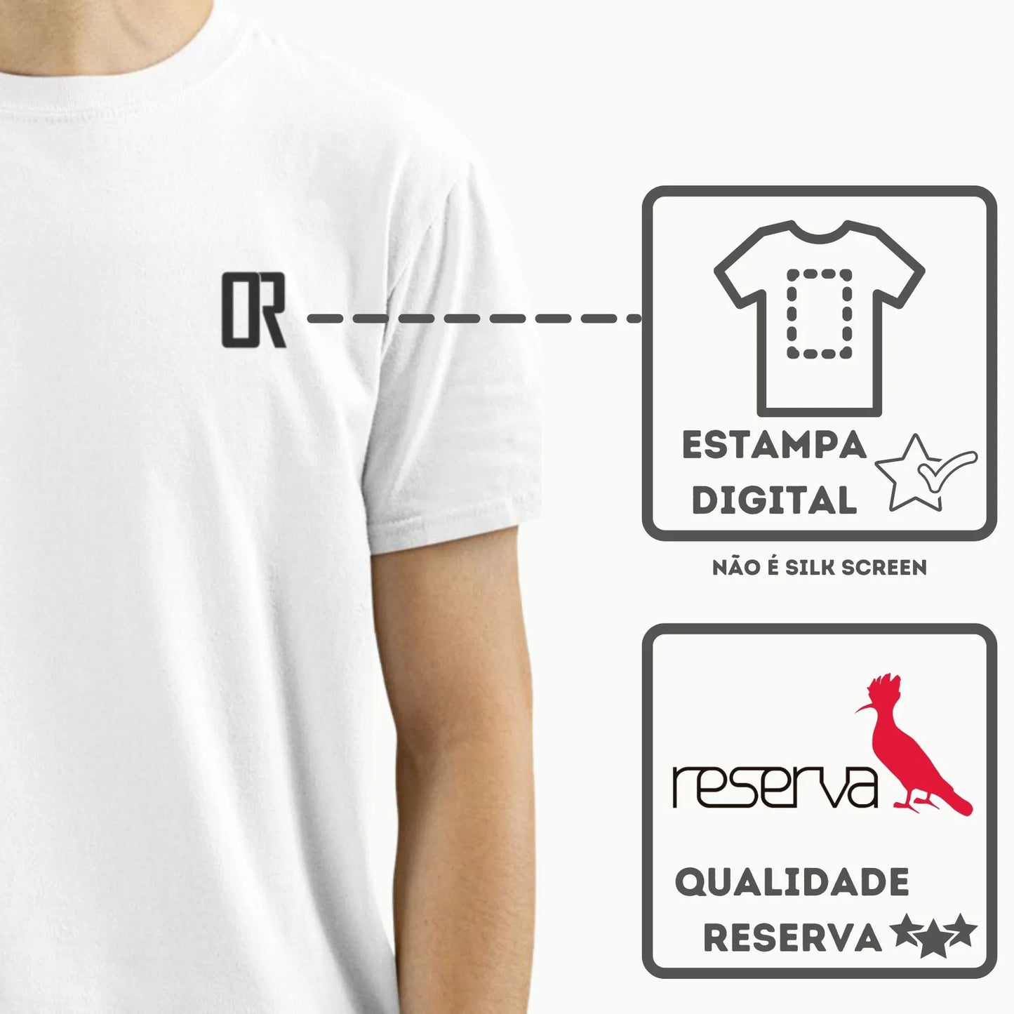 Camiseta Algodão Quality Outdoor - Masculino