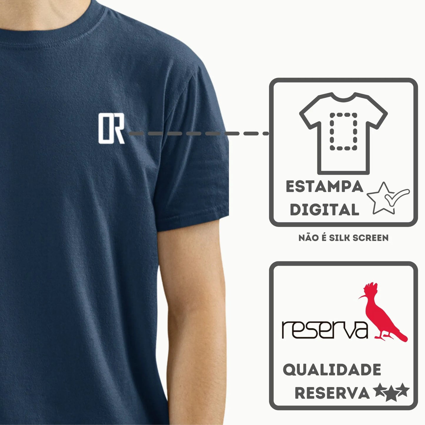 Camiseta Algodão Quality Outdoor - Masculino