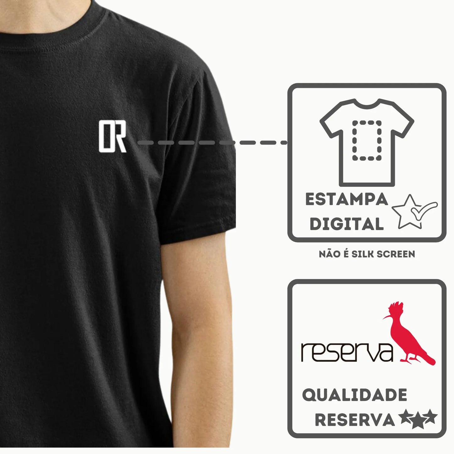 Camiseta Algodão Quality Outdoor - Masculino