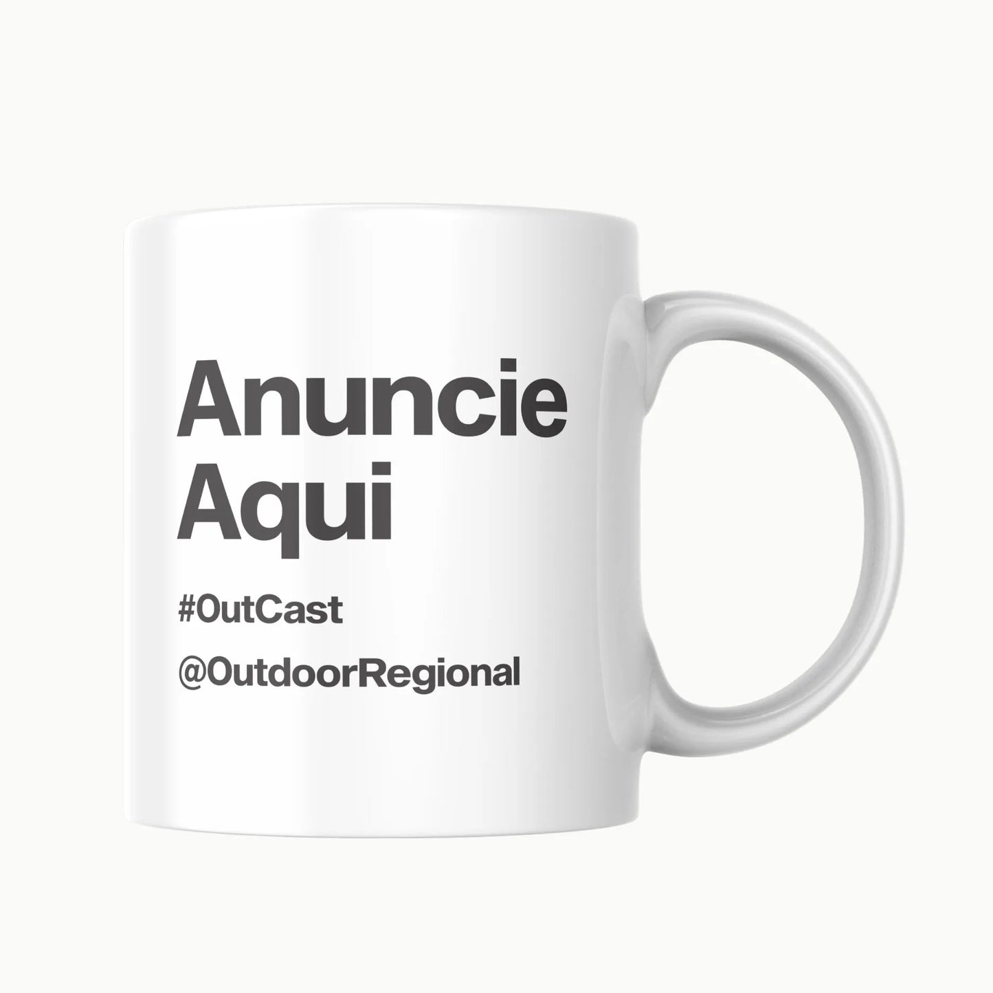 Caneca Porcelana Brilho - Outcast - Anuncie no Outcast