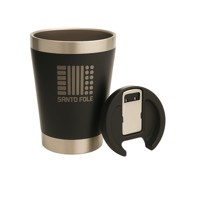 Copo Térmico Dupla Camada - Santo Fole - Logo - Única - 490 ml
