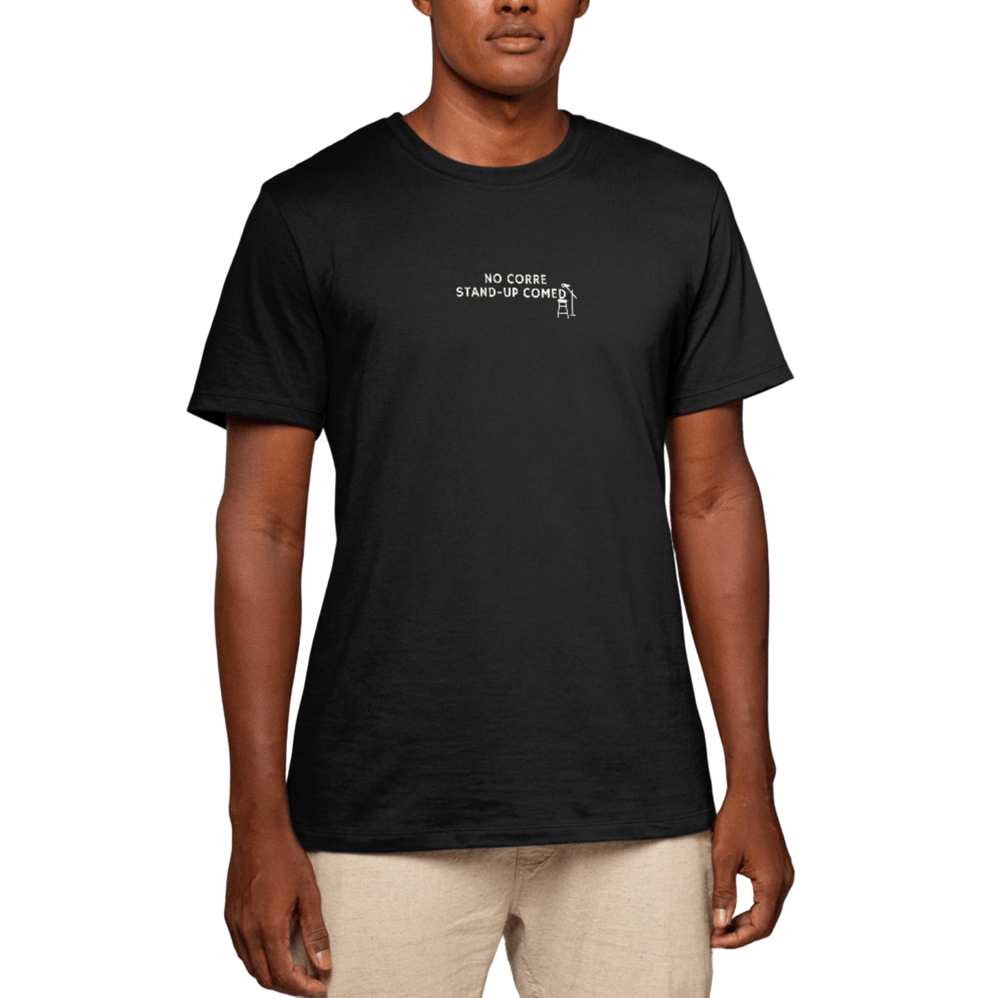 Camiseta Algodão Quality No Corre - Stand-up Comedy - Masculino