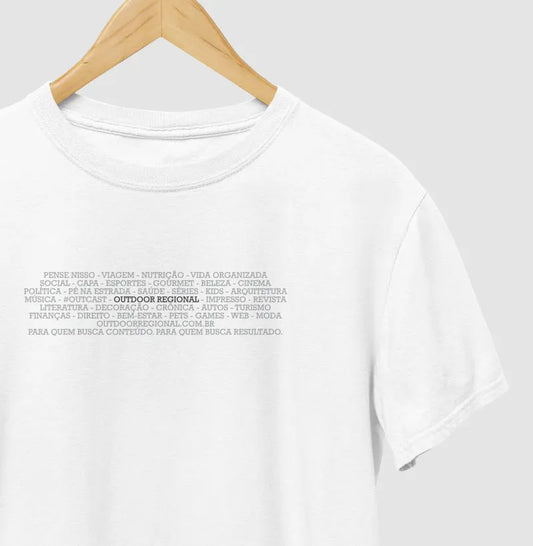 Camiseta Algodão Quality Editorial Outcast - Masculino